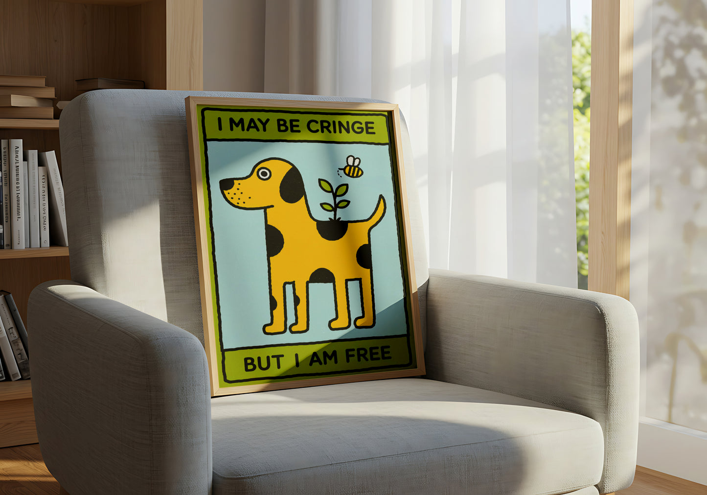 I May Be Cringe But I am Free - Dog and Cat Posters