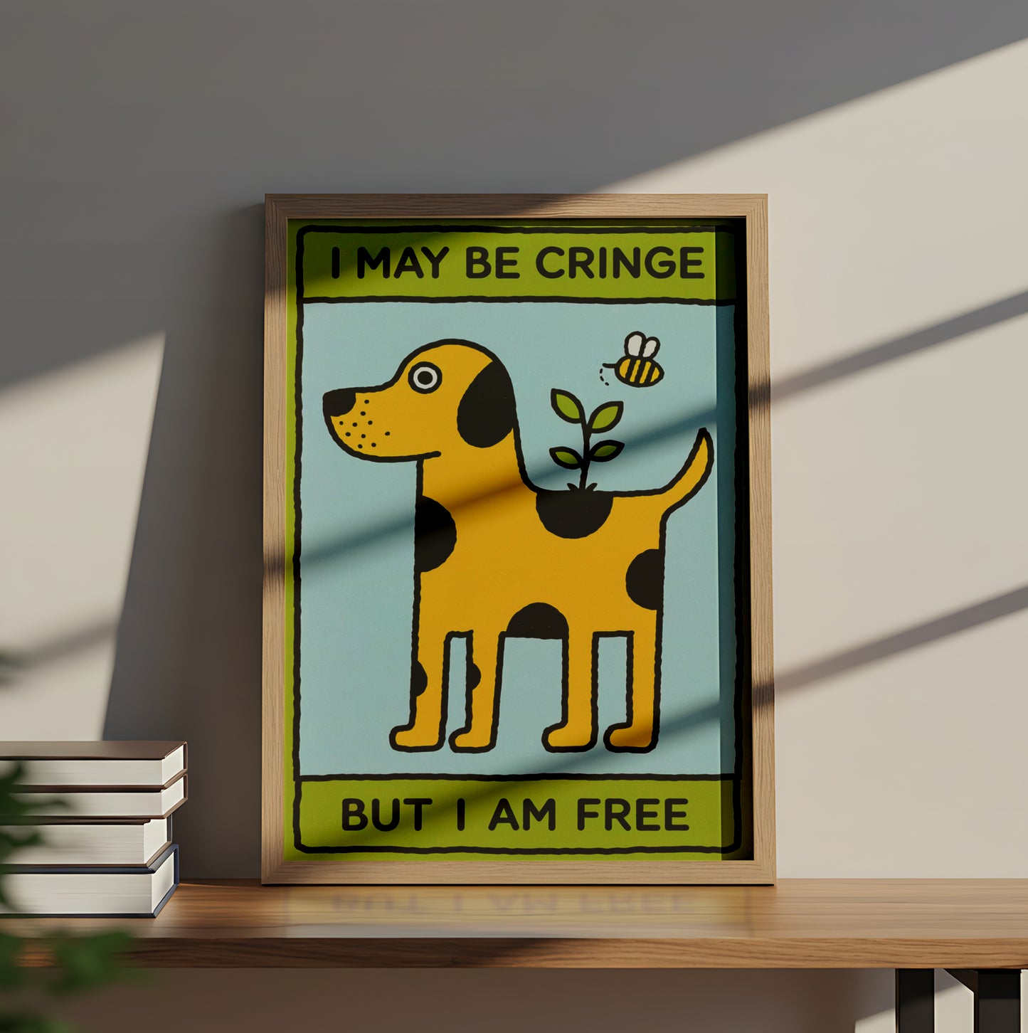 I May Be Cringe But I am Free - Dog and Cat Posters