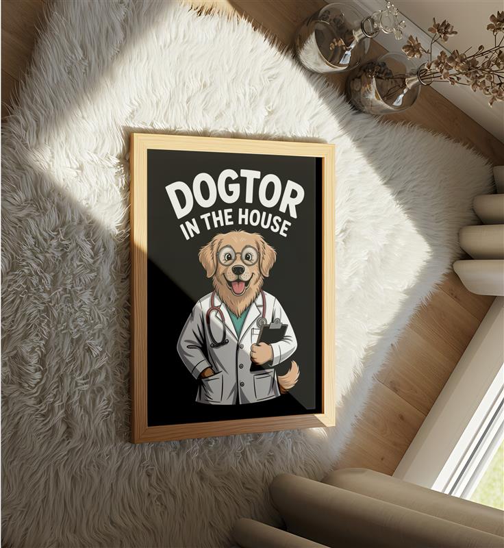 Dogtor In The House - Dog and Cat Posters
