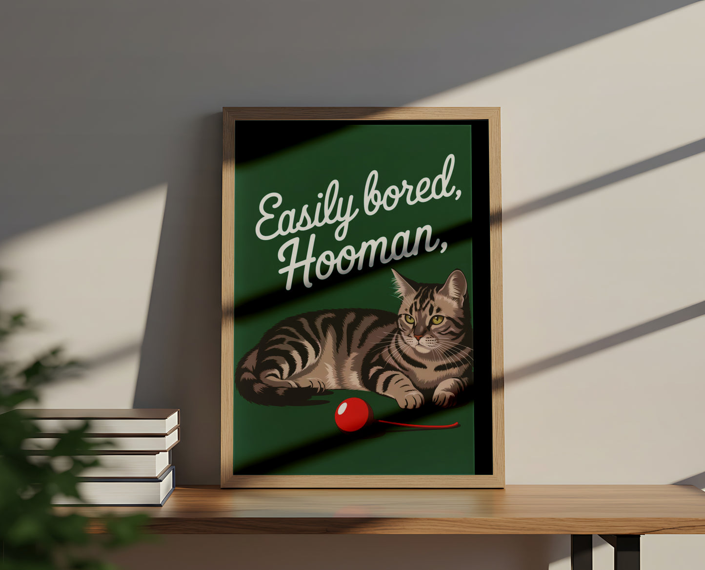 Easily Bored Hooman - Dog and Cat Posters