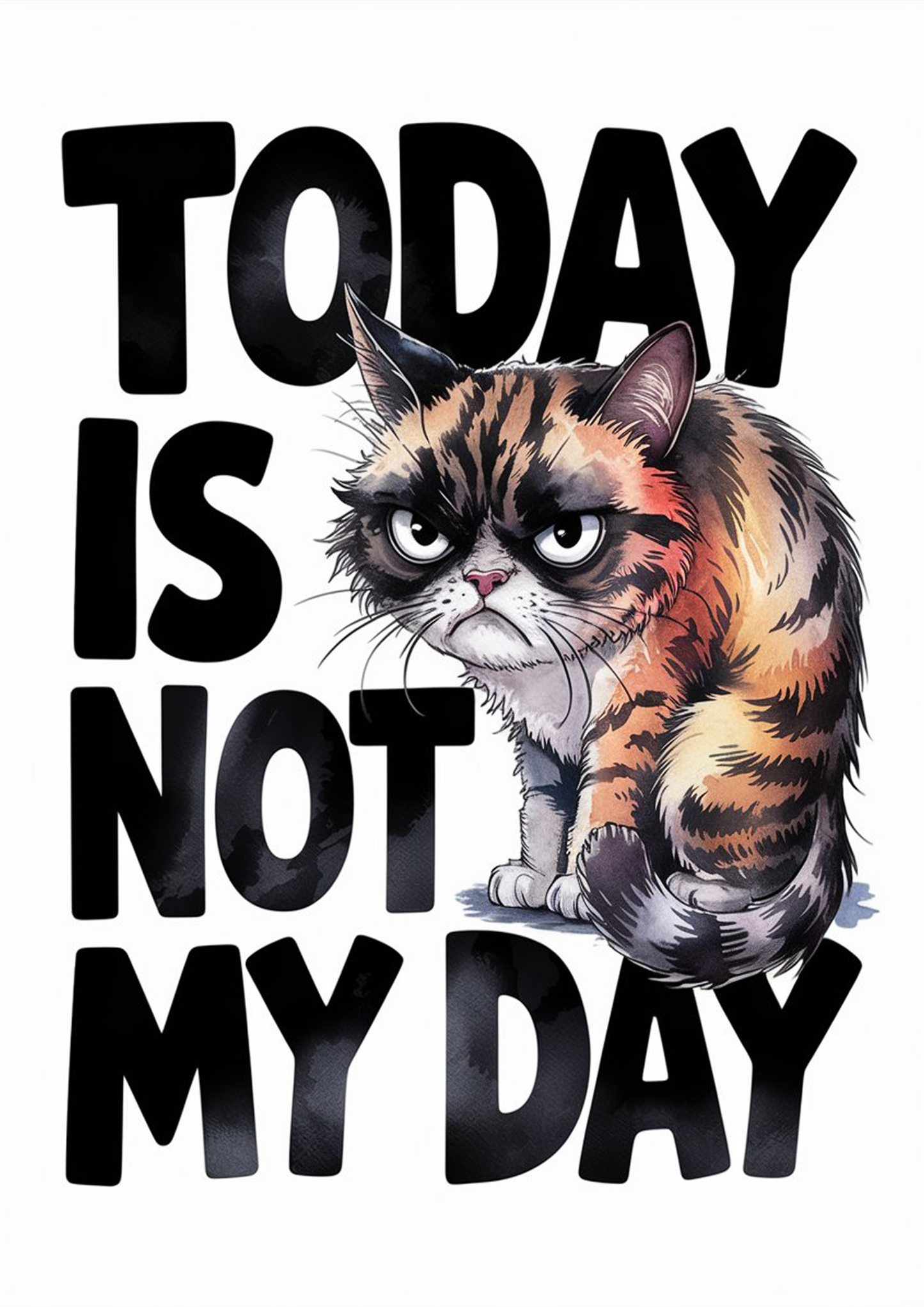 Today is Not My Day - Dog and Cat Posters