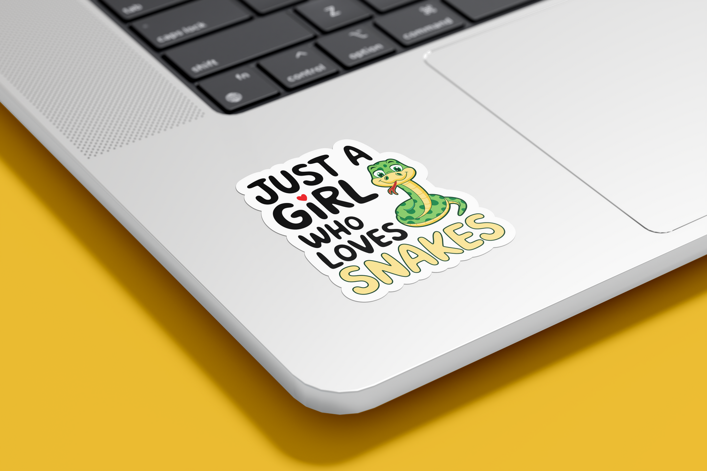 Just a Girl Who Loves Snakes β Cute Snake Lover Sticker for Her