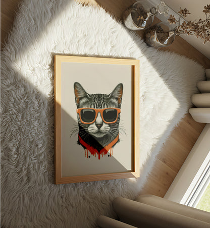 Cool Cat - Dog and Cat Posters
