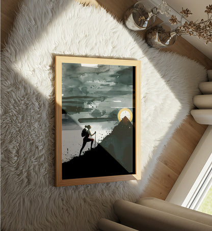 Mountain Climbing To The Top - Outdoor Activities