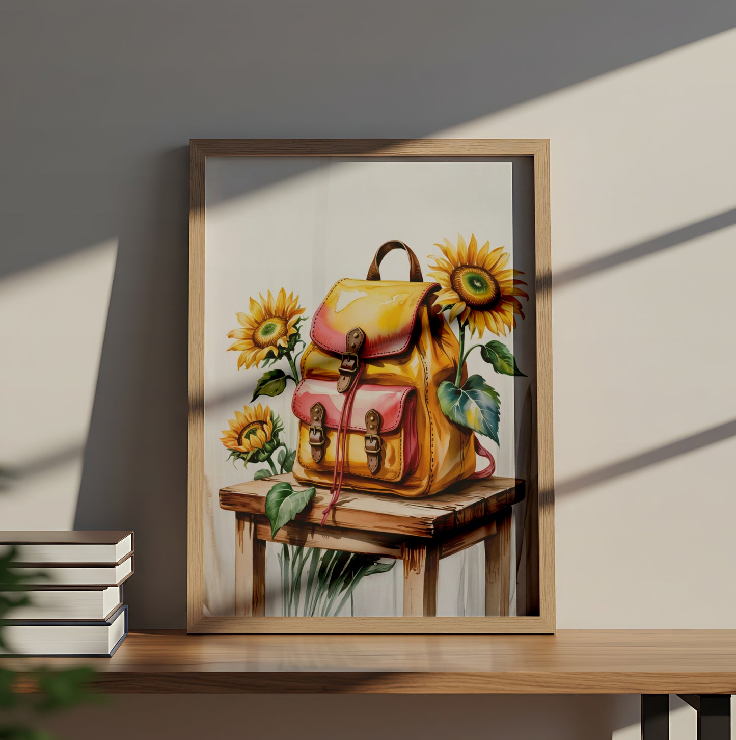 Sunflower and Bag - Outdoor posters