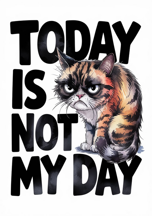 Today is Not My Day - Dog and Cat Posters