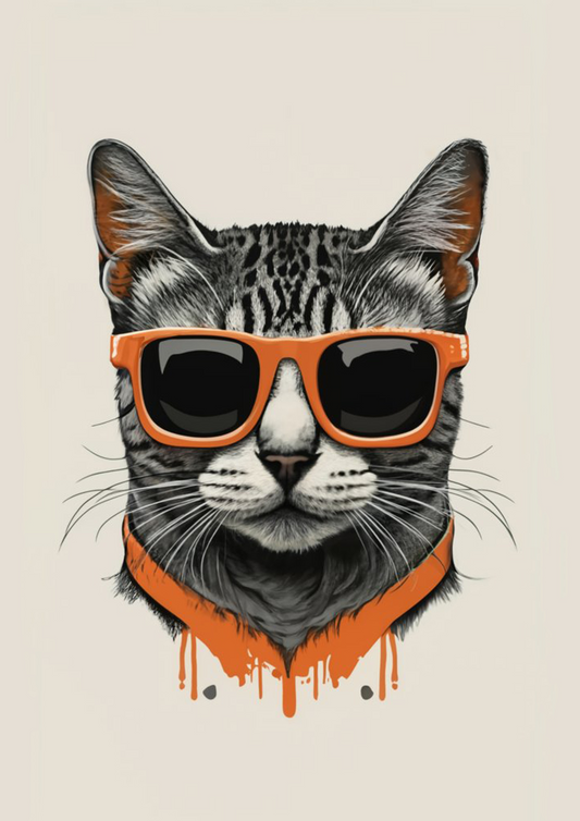 Cool Cat - Dog and Cat Posters