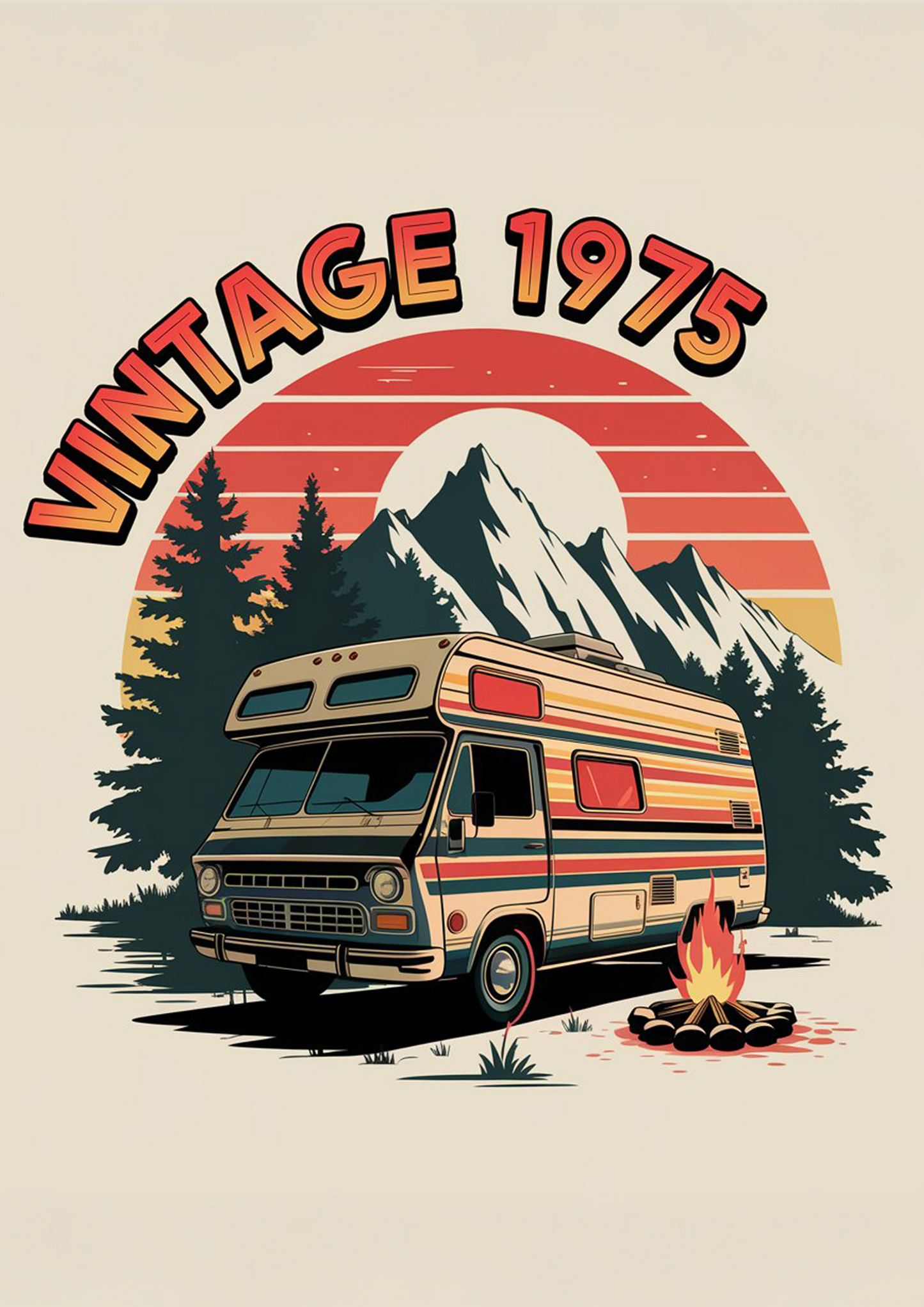 Camping Vintage 1975 - Outdoor Activities