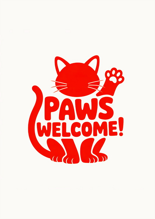 Paws Welcome - Dog and Cat Posters